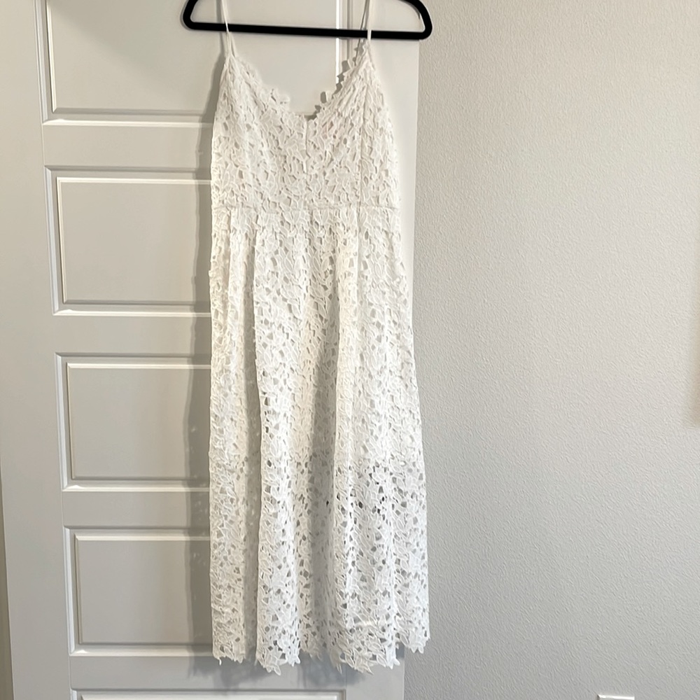 ASTR The Label White Lace Dress
